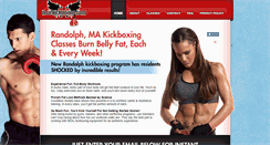 Desktop Screenshot of ilovekickboxing-randolphma.com